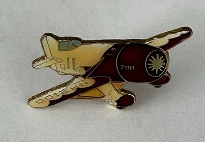 Vintage Gee Bee Model R -1 Super Sportster Racing Airplane Lapel Hat Pin
