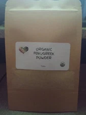 ORGANIC FENUGREEK POWDER~   2 OZ~rich source of vitamins, dietary fiber, iron