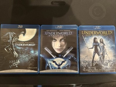 Underworld Trilogy Blu-ray Collection 3 Discs Evolution Rise Lycans