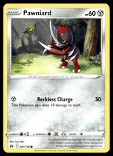 Pawniard 91/159 Pokemon Card Crown Zenith Common 60 HP Lightly Played E11
