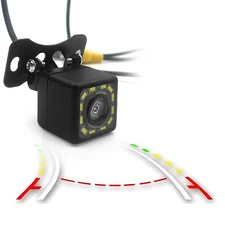 Car Backup Camera, Waterproof Ultra HD 12 LED Night Vision Rear View Camera, ...