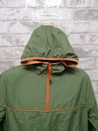 Hollister Windbreaker mens Green Jacket, 1/4 Zip, Size UK S 🔝CONDITION - Picture 2 of 11