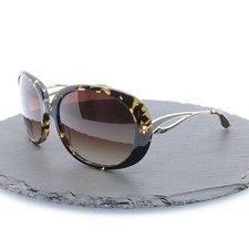 Authentic Barton Perreira Women s Sunglasses "ROMANCE" 61-19-130 HEC VIDEO 