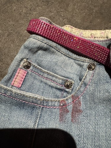 VTG Y2K MUDD Girls Pleated Denim Skort Size 10 NWT - Picture 3 of 14