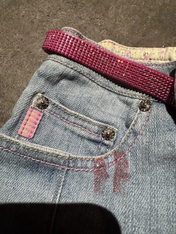 Falda corta de mezclilla plisada de colección Y2K Mudd para niñas talla 10 nueva con etiquetas Foto 3 de 4