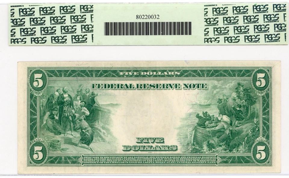 1914-Chicago Federal Reserve Banknote - PCGS 40 - Fr. 871a - Image 2 of 2