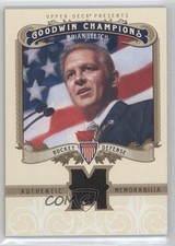 2012 Upper Deck Goodwin Champions Authentic Memorabilia Brian Leetch HOF 0l2