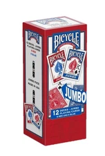 Bicycle Jumbo Face Playing Cards 12 Pack Standard Poker Decks Classic 6red/6blue