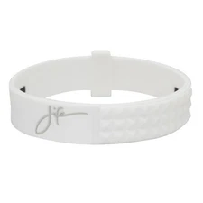 Phiten Life Silicone Titanium Bracelet White Colored 6.75 Limited Edition