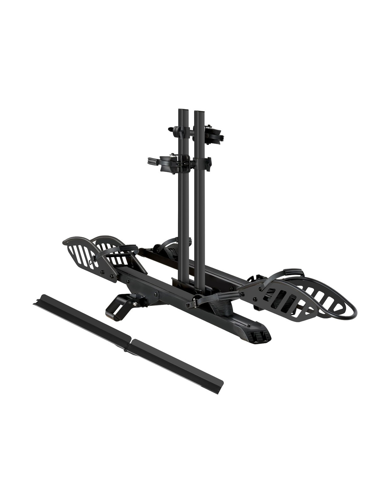 Young Electric E-Bike Rack with Ramp, Hitch 2 Bike Rack, 200 lbs Capacity Ele...