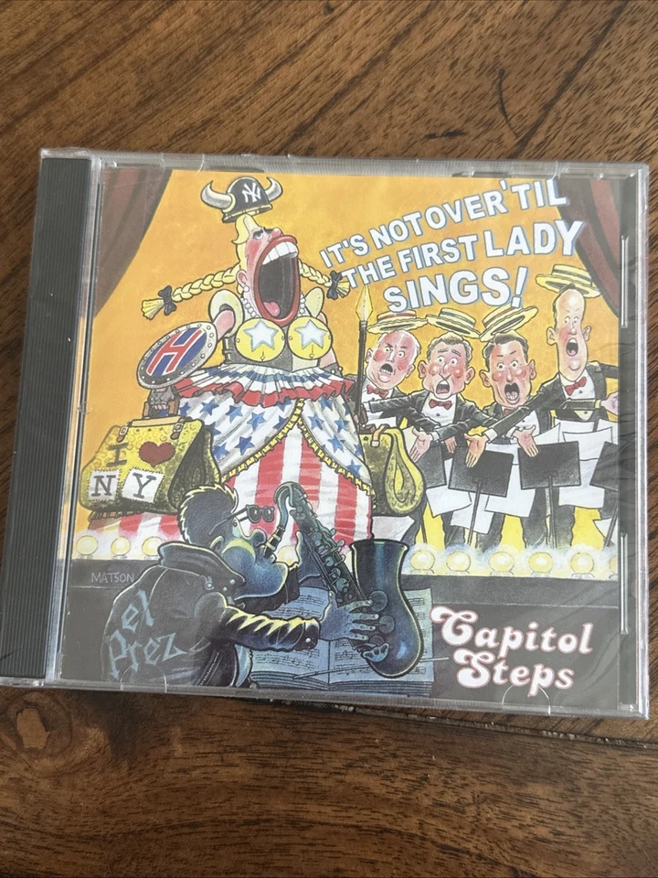 The Capitol Steps Political Satire CDs Lot of 4 Clinton 1997-1999 The Joy of Sax - Image 4 of 4