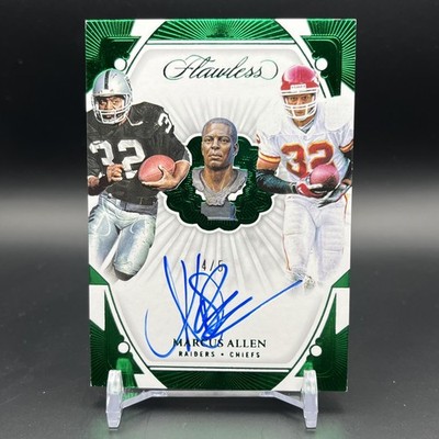 2024 PANINI FLAWLESS Marcus Allen Career Progressions HOF Auto #4/5 RARE
