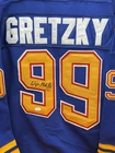 WAYNE GRETZKY CCM VINTAGE St. Louis Blues Signed JERSEY NHL HOF VSA COA Great 1