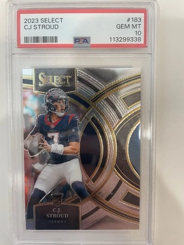 2023 Panini Select - Premier Level C.J. Stroud #183 (RC) PSA 10