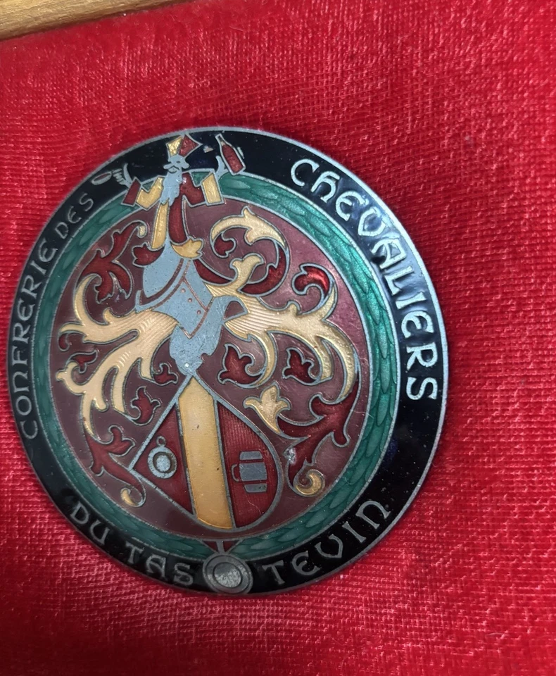 plaque émaillée ancienne/Confrérie des Chevaliers du Tastevin/Viticulture/Vin - Photo 4/4