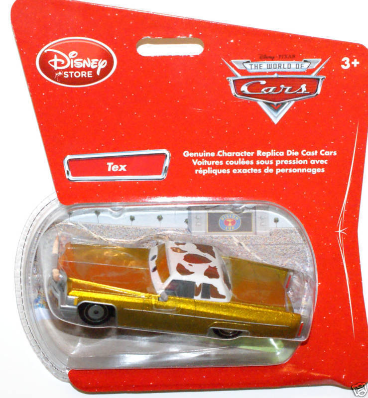 Disney Cars Disney Store Exclusive TEX Die Cast Bubble package 143