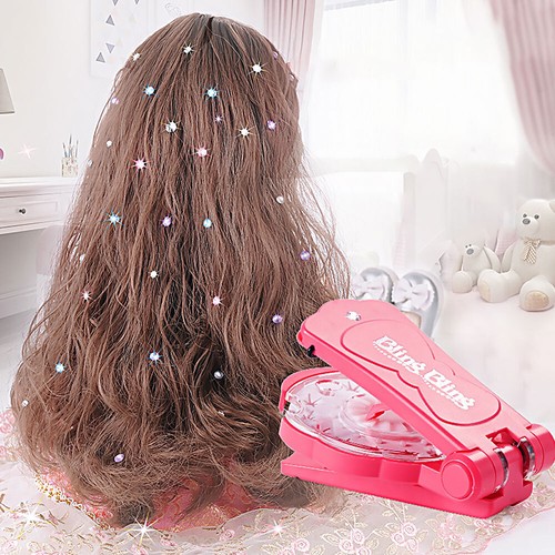 Hair Blinger Deluxe Set Girls Toys Makeup Sticker Styling Tool Hair Design QT - Picture 12 of 14