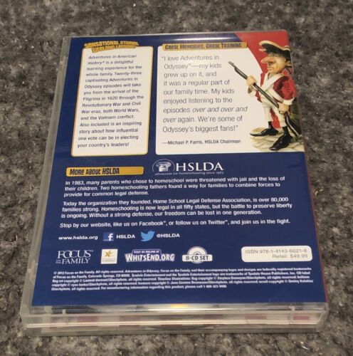Adventures in Odyssey American History 23 Stories (7 CDs, Missing Disc 4) - Picture 2 of 7