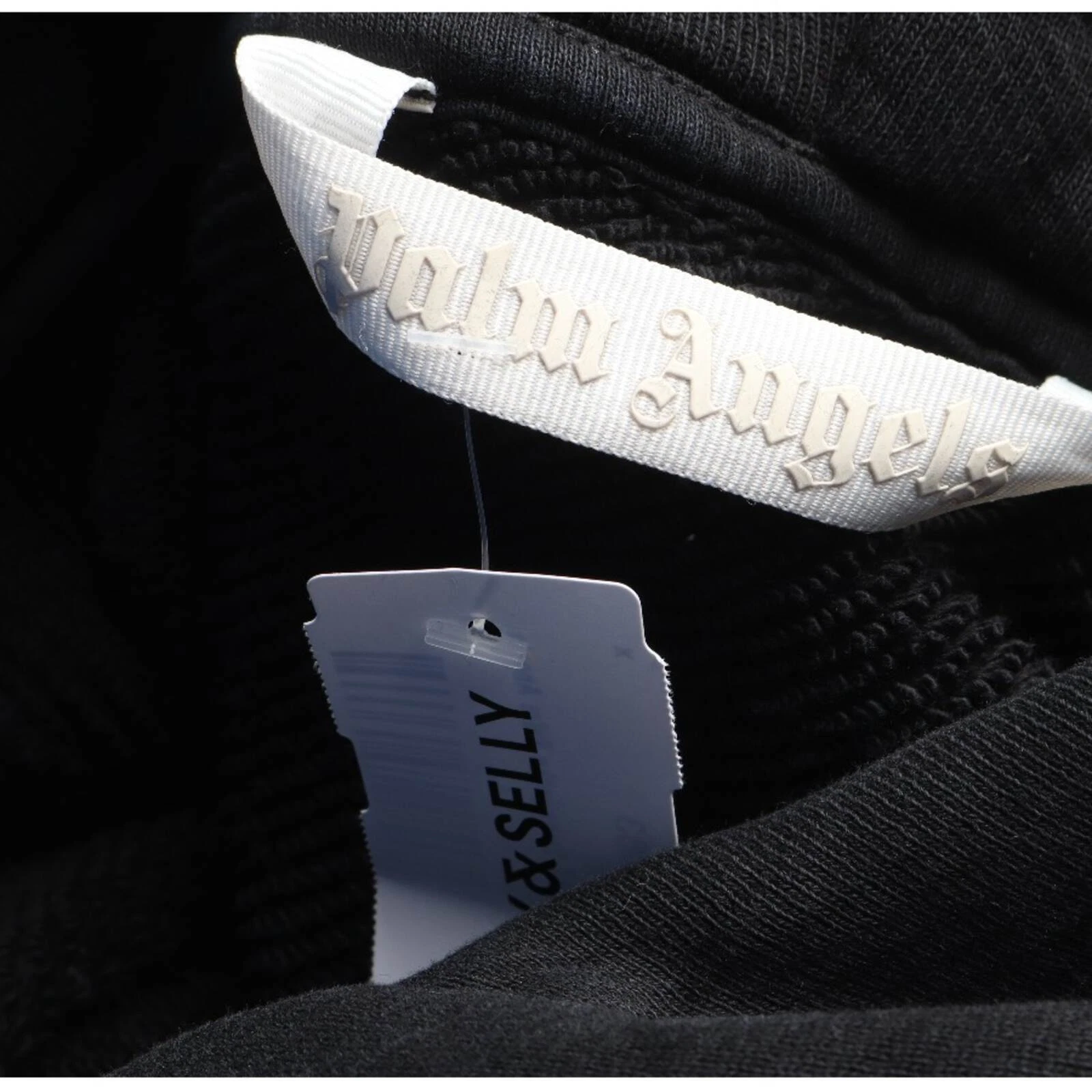 Felpa con cappuccio Palm Angels nera bianca L