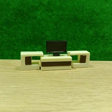 Esktra Model 5 Sets of O Scale 1:50 Tv Console Unit Miniatures -Colors Available