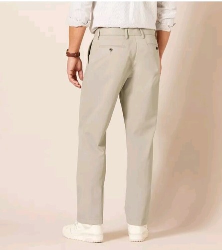 Pantalones chinos de corte clásico Amazon Essentials talla 29x32 color caqui tostado nuevos con etiquetas - Imagen 11 de 11