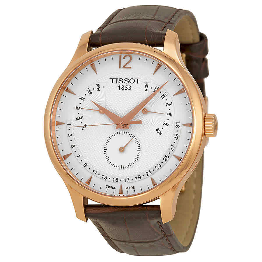 Серебряные мужские часы Tissot Tradition - T063.637.36.037.00