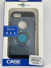 Fashion Classic Case For iPhone 7-Ring Phone Case Cover Grey