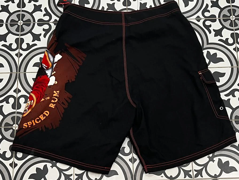 NWT Captain Morgan Spiced Rum Beach Summer Board Surfer Shorts