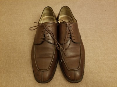 Salvatore Ferragamo Men Brown Leather Oxford Dress Lace Up Split Toe Shoes 9 D Salvatore Ferragamo | Shoes | Salvatore Ferragamo Men Brown  main image 3