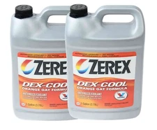 Valvoline Zerex 2 Gallons Coolant Antifreeze DEXCOOL Long Life Orange 2 x 1 Gal