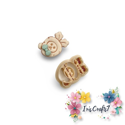 Bunny in a Carrot Polymer Clay Cutter - Ceramic Tools - Earrings Making - Picture 5 of 7