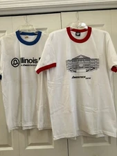 VTG Ameritech / Illinois Bell Lot Of 2 80’s White T-Shirts Men’s Size XL US Made