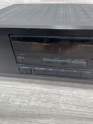 Onkyo TX-8211 Receiver Amplifier AM FM Stereo Home Audio Black Tested- No Remote - Picture 2 of 12