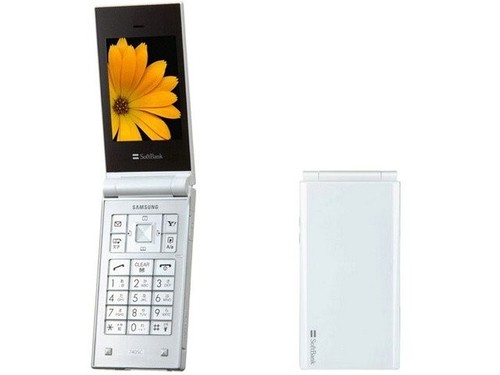 Samsung SoftBank 740SC SGH-V740 White 2MP Simple Unlocked GSM 3G Flip Cell Phone - Picture 2 of 11