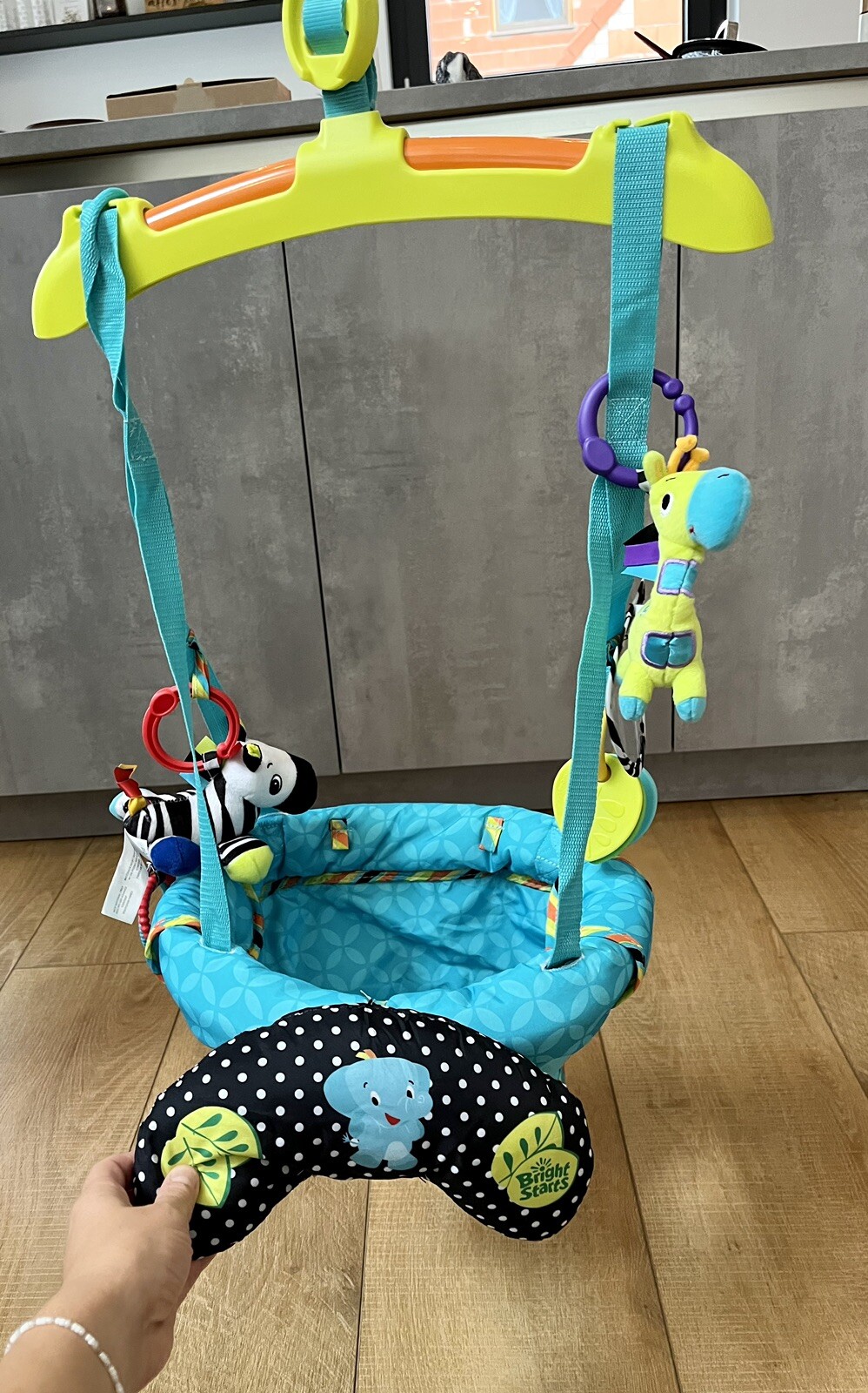 Bright Starts K10410 Deluxe Türhopser - Türkis online kaufen | eBay 