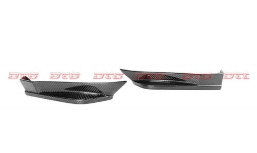 2017-2023 Fit For Tesla Model 3 4D Bumper Diffuser + Rear Splitter Carbon Fiber - Picture 8 of 12