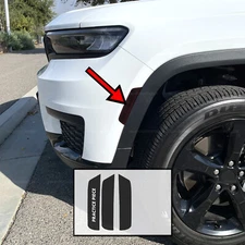 For 22-25 Jeep Grand Cherokee SMOKE Front Side Marker PreCut Tint Overlays Vinyl