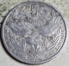 New Caledonia 1983 5 Francs