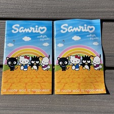 Vintage Hello Kitty Sanrio All Roads Lead to Happiness Notebook 2001 Notepad 2