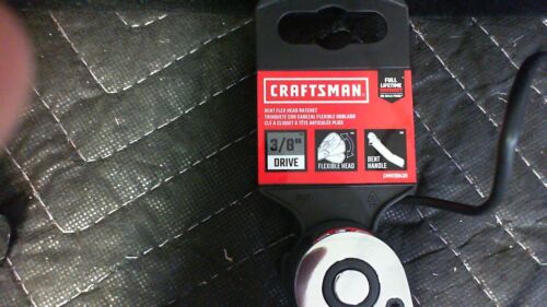 Craftsman 72-Tooth 3/8-in Drive Chrome Bent Handle Flexible Head Ratchet