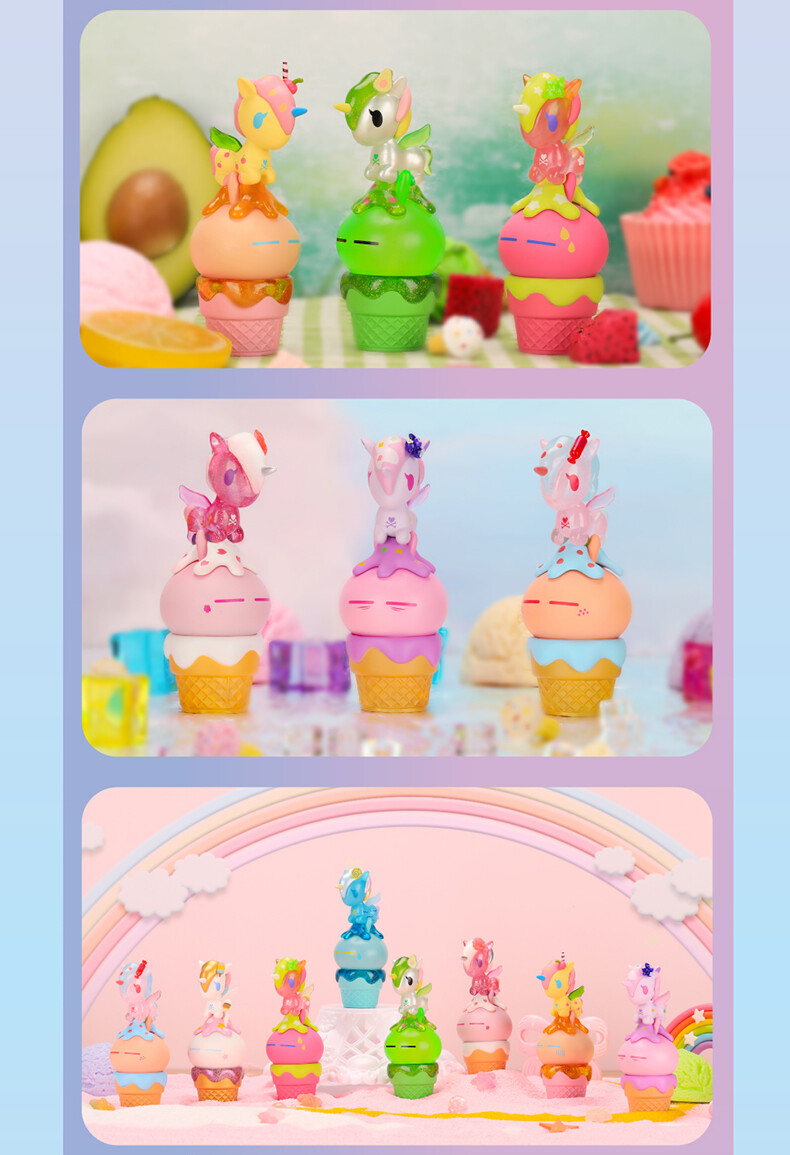 SEALED CASE OF 6: Tokidoki X Tuzki Unicorno Ice Cream Sweet Island