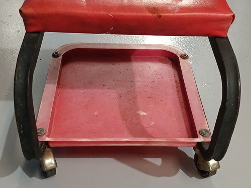 Snap-On Tools Rollaround Creeper Mechanic Seat with Tool Tray / Rolling Stool - Picture 5 of 14