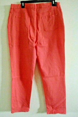 Pantalones de mezclilla para dama adelgazantes Gloria Vanderbilt talla 10 cortos Hibuscas nuevos - Imagen 2 de 2