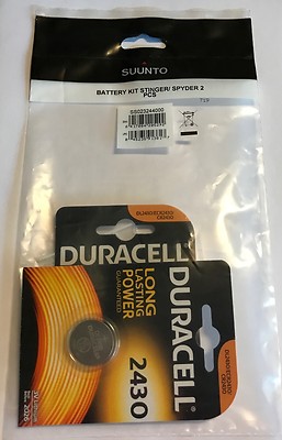 Suunto Batteriewechselsätze für Stinger und Spyder Tauchcomputer 2 Stück - NEU