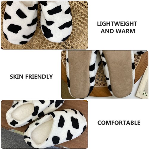 House Couple Slipper Plush Slippers Adults Plush House Shoes Plush Floor Shoes - Picture 8 of 12