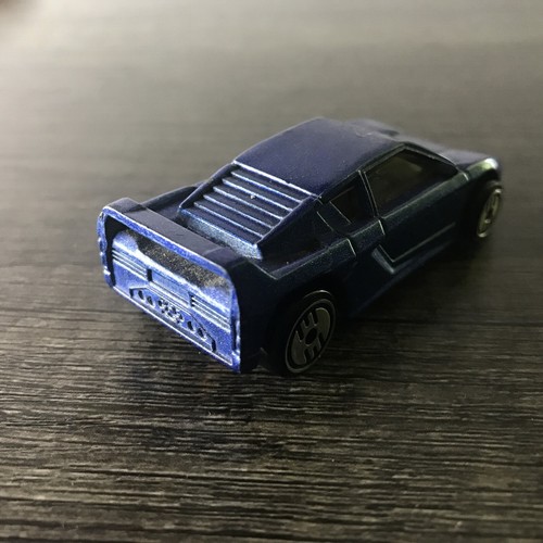 Vintage 1990 Hot Wheels #228 Zender Fact 4 Blue UH Wheels 1:64 - Picture 3 of 9