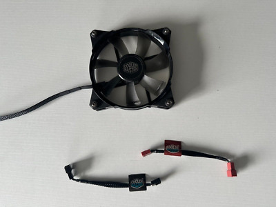 CoolerMaster 120mm Black PC Fan - A12025-20RB-4BP-F1 12V 0.42A - Slightly Used