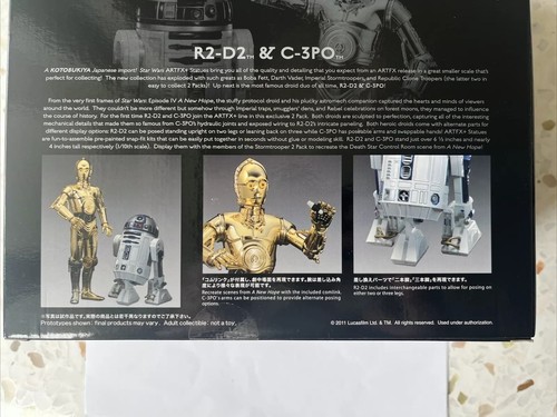 Star Wars - Kotubukiya - ARTFX - C3 PO R2D2 - Scala 1:10 - Action Figure - Imagen 9 de 10