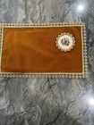 Vintage Place Mats Velvet With Embroidery Set Of 12   13 1/2 By 9 1/2 — photo 1