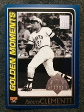 2001 Topps Opening Day #162 Roberto Clemente Golden Moments Card 